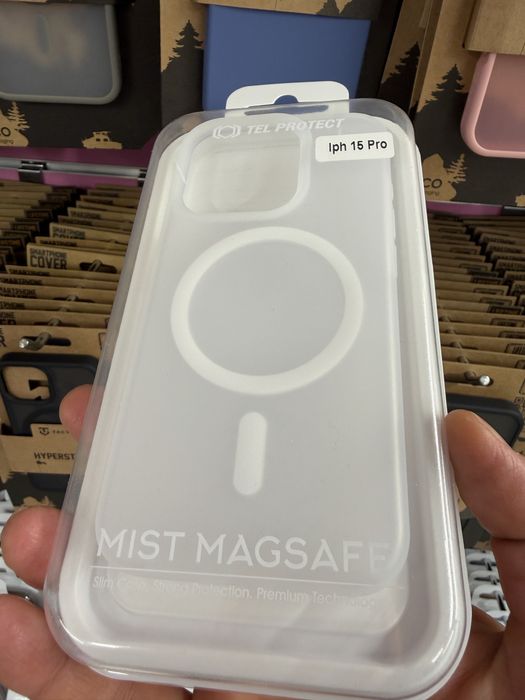 iPhone 13/14,iPhone 15/ 15 Pro,iPhone 14 Pro матиран MAGSAFE кейс