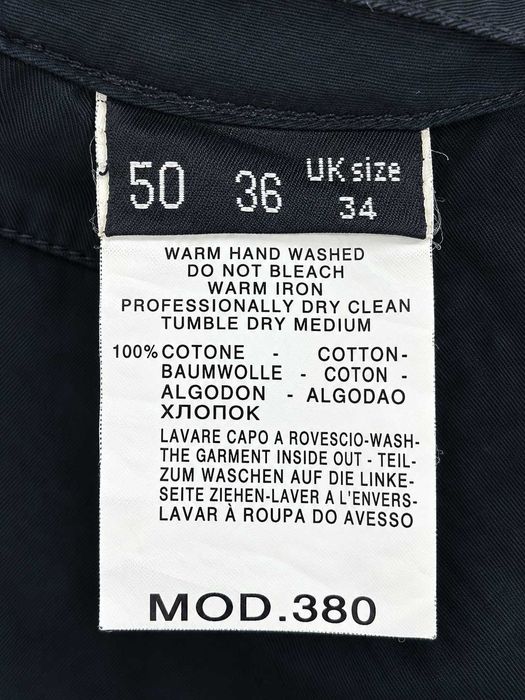 Pantaloni Chino Trussardi Jeans – Mărimea L – negri – 100% bumbac