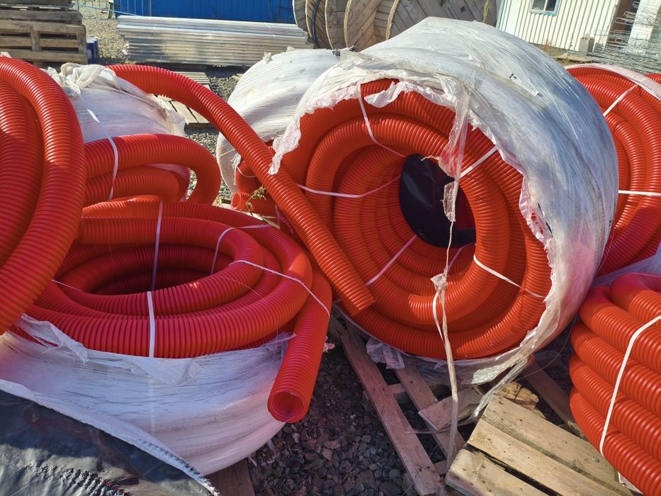 Труба гофрированная двухстенная пнд