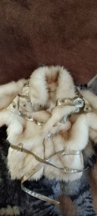 Модный полушубок на подростка
