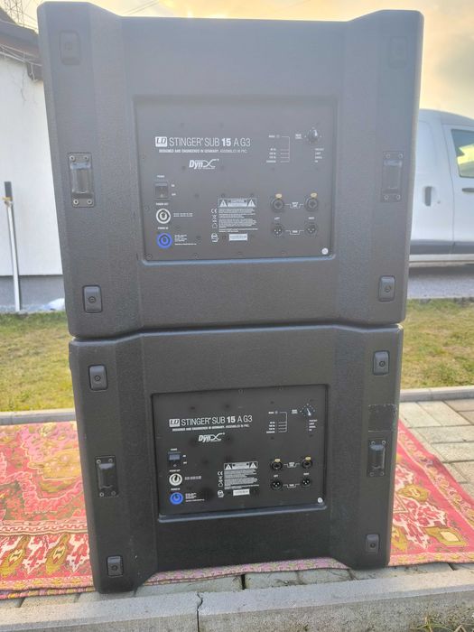 Subwoofer activ profesional LD Systems Stinger SUB 15A G3 (2 bucăți)