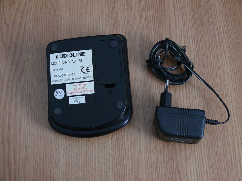 Robot telefonic Audioline, cu alimentatorul original, impecabil