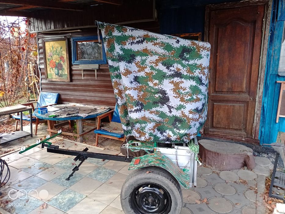 Рыбацкий прицеп для мотоблока