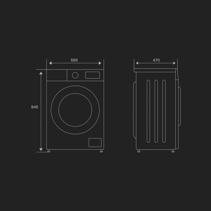 Стиральная машина Хоффман 6 кг инвертор