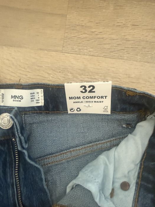 Mango дънки mom fit