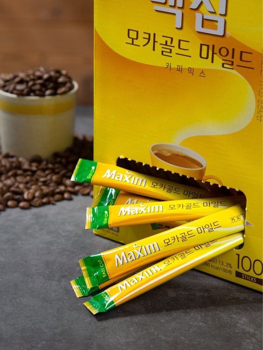 Корейский кофе 3 в 1 • Maxim Mocha Gold Mild • coffee mix