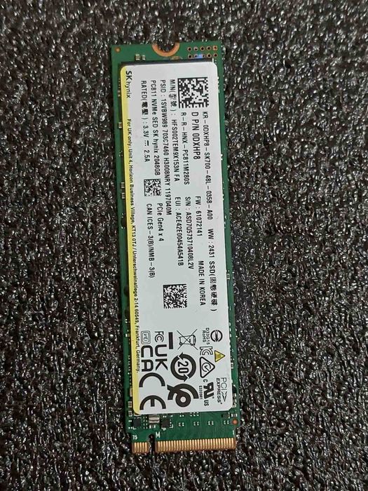 2TB M.2 NVMe PCIe 4.0 - SK Hynix PC811