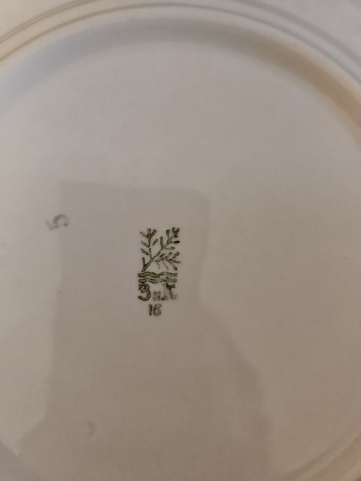 Тарелки ЗИК и  БУДИ, фаянс, СССР