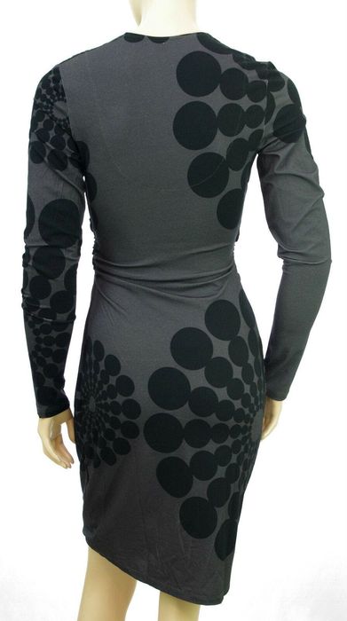 Rochie Desigual mar 36 Noua cu eticheta Gri cu model bleumarin