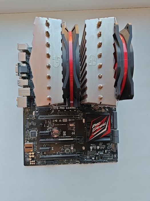 Комплект мать + проц + кулер