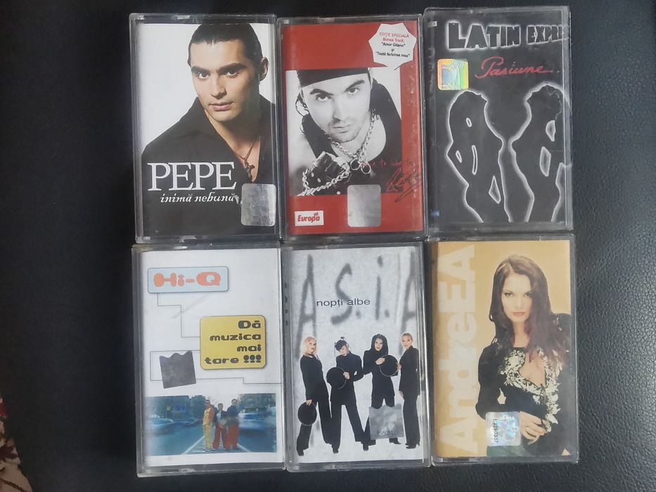 Casete audio Andreea Antonescu Pepe Latin Experess HI-Q Asia