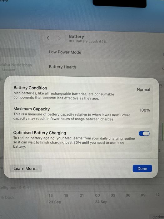 MacBook Air 13” M2; 24GB RAM; 1TB SSD; 100% Battery Health