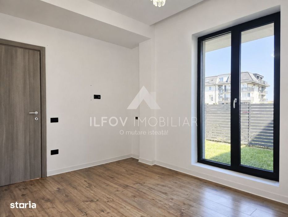 Apartament 2 camere 49.50mp, gradina 65 mp, bloc boutique, parcare
