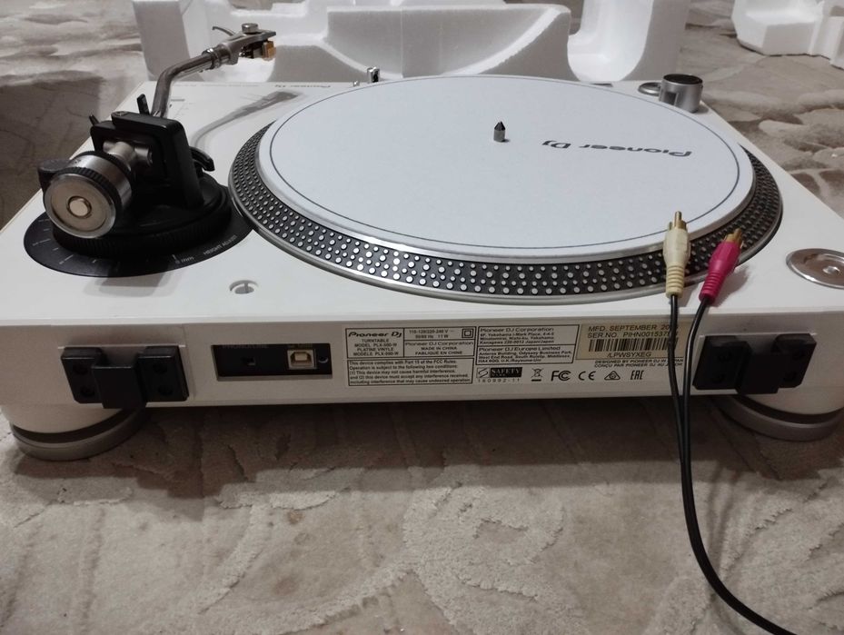Pioneer PLX 500 White + HUSA UDG + Doza Audiotehnika