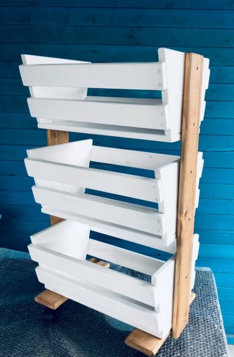 Raft din lemn legume/fructe