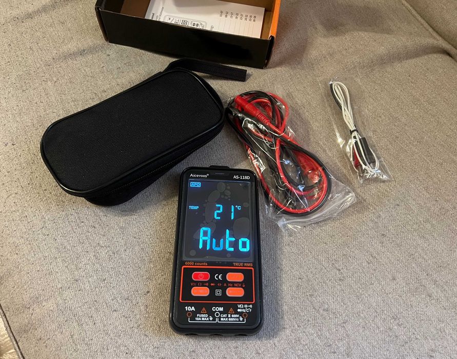 Multimetru digital Aicevoos AS-118D True RMS nou cu husa