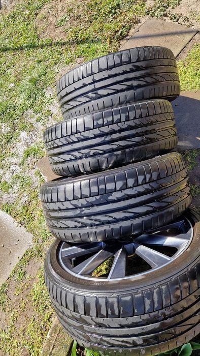 Roți vară  jante Al R17 Skoda Fabia Rapid Vw Polo Seat Ibiza 215 40 17