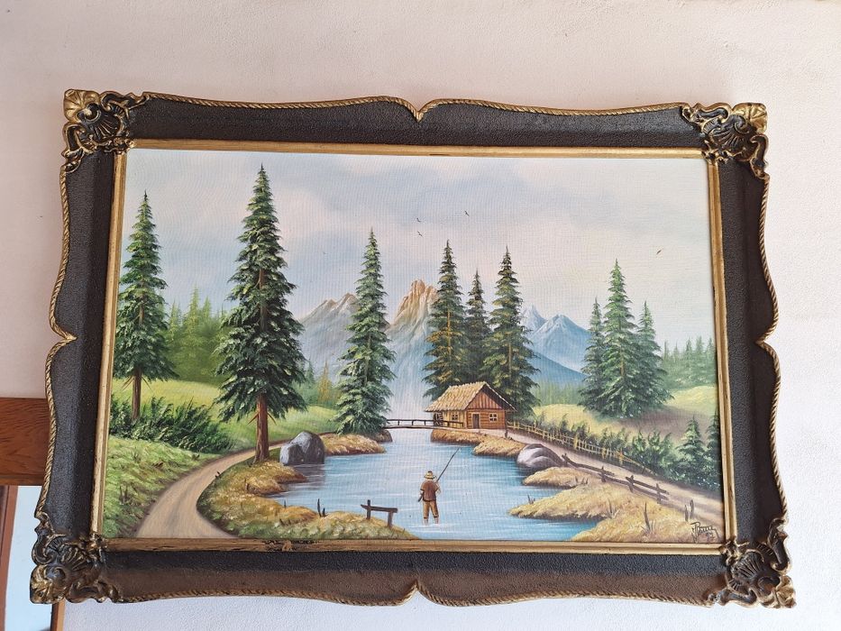 Tablou pictat manual