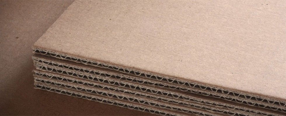 Картонный лист в Алматы. Гофрокартон