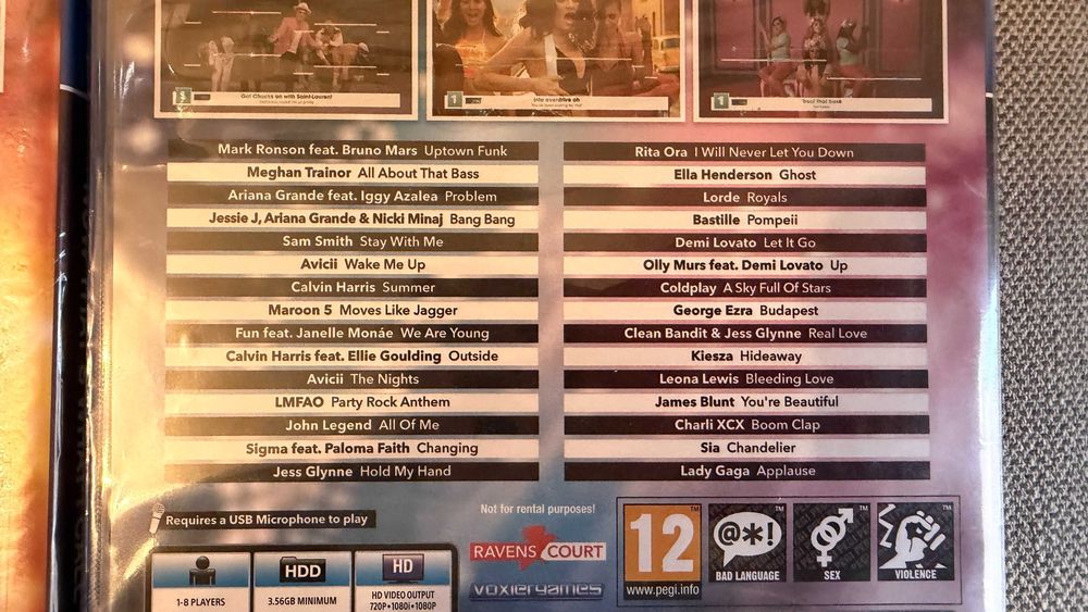 чисто нови Now That's what I Call Sing 1 и 2 за PS4