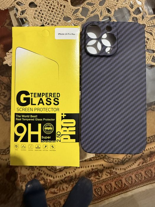 Husă si folie ecran Iphone 14 Pro Max