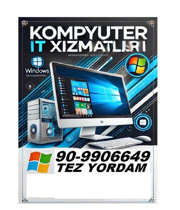 Ремонт компьютеров ноутбуков принтеров Установка Windows 10 11 програм