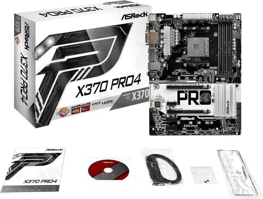 ASRock X370 Pro4 AM4 ATX - noua sigilata, Ryzen 3000 Ready