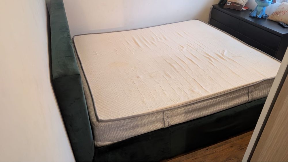 Vand pat dublu 180x200-saltea inclusa