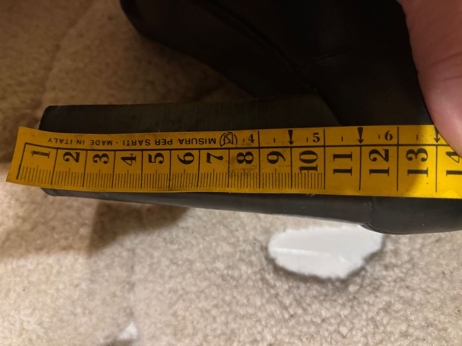 Cizme ușor îmblănite Piele naturală Glossy