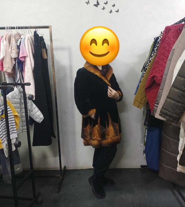 Шуба норковая стриженная