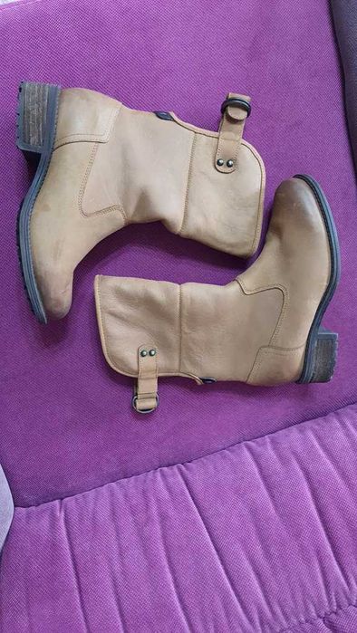 Ghete piele, imblanite, UGG Aldon marimea 36