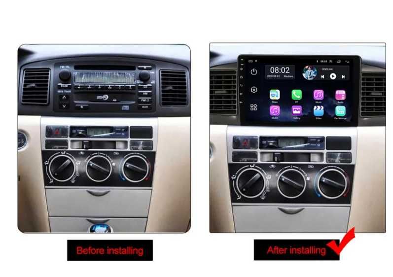 Мултимедия Android CarPlay за Toyota Corolla + ПОДАРЪК Камера