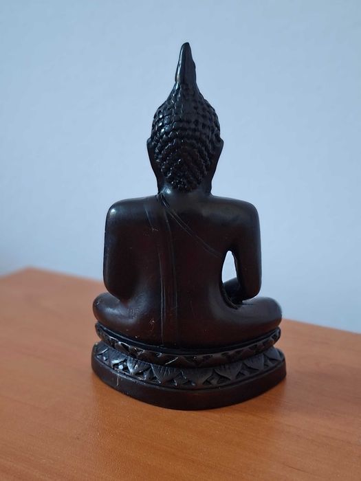 Тежка статуетка Буда – медитираща поза, луксозна декорация (20 см)
