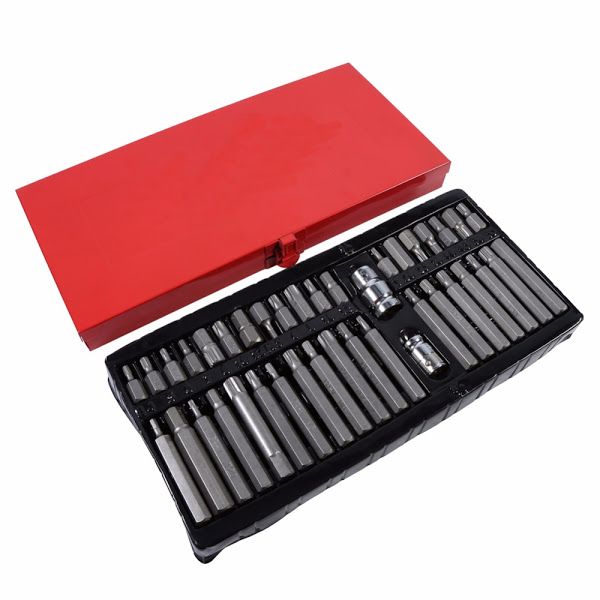Trusa biti si torx 41 piese Professional-Set bituri/bits, imbus,spline ...