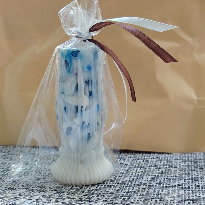 Декоративная свеча. Вес 90 гр