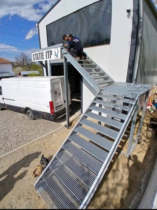 Scări zincate galvanizate