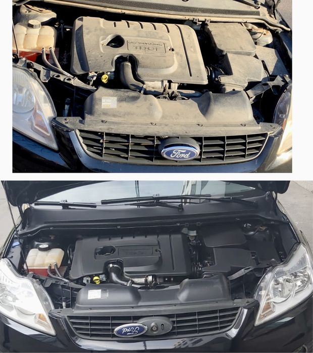 Curațare compartiment motor