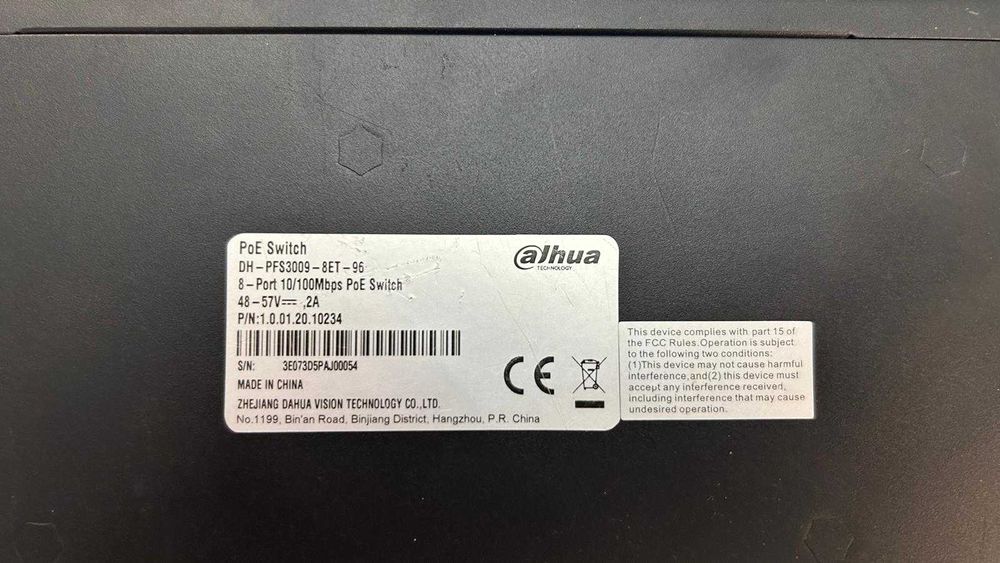 Sistem supraveghe CCTV NVR 8p Dahua + Switch PoE 9p + 7 Cam 4MP Dahua