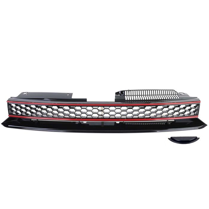 Решетка без емблема VW Golf 6 GTI пчелна пита черна Голф 6 Спортна