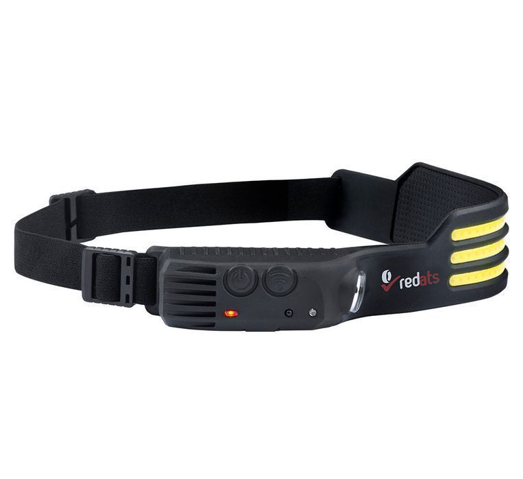 Lanterna led frontala de cap cu senzor fh-220 - 3 dungi led, acumulato