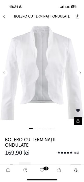 Sacou bonprix nou fara eticheta