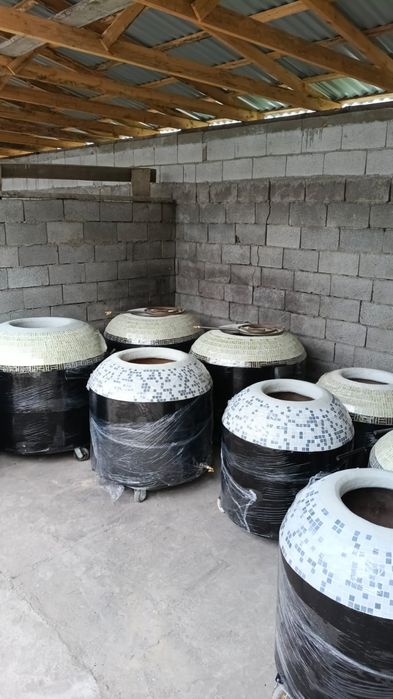 Готовый тандыр печь на колёсах