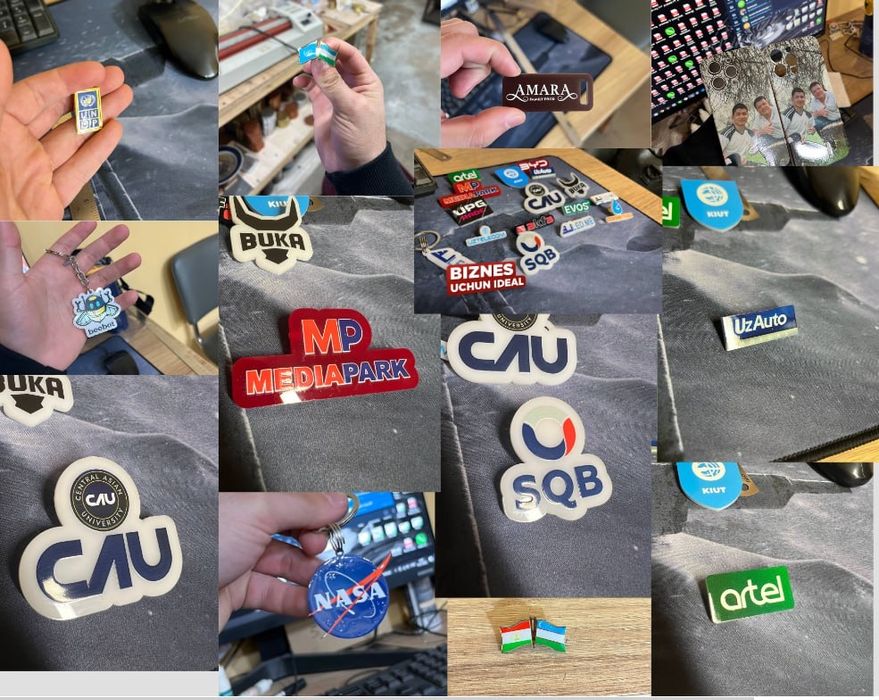 Znachok va brelok yasash | Значки и брелоки | 1 donadan