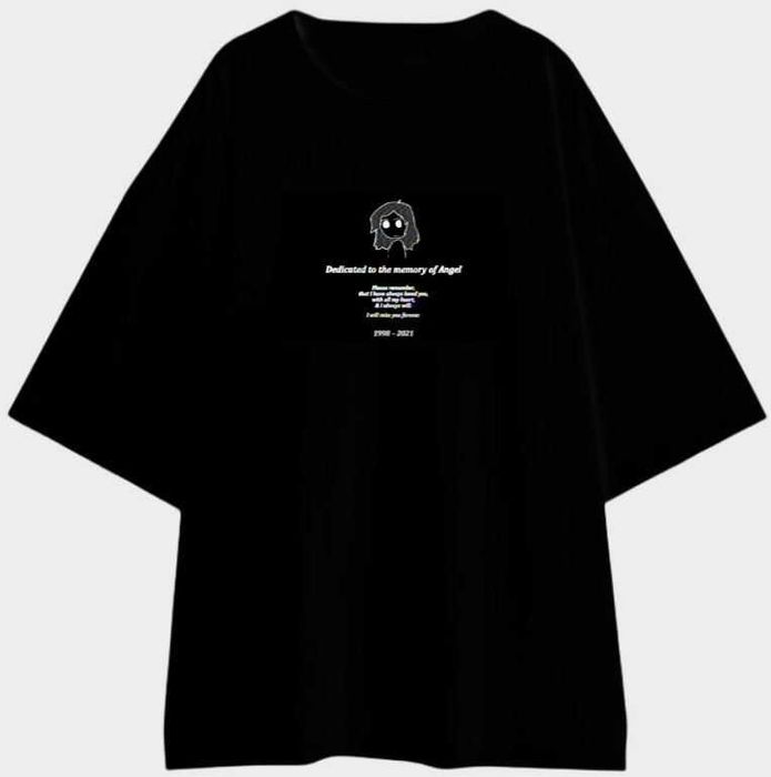 t-shirt sewerslvt "angel" unisex oversize