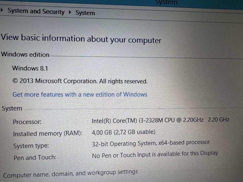 Vand Laptop Sony Vaio in stare buna I3