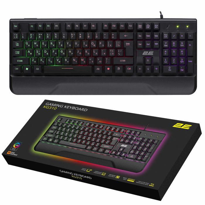 ; Игровая клавиатура 2E KG310 USB