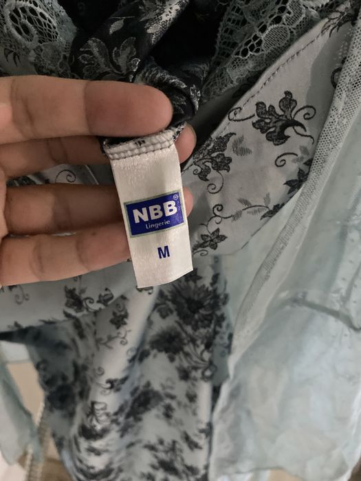 Новая ночнушка с накидкой цвет нежный ментол М Турция НВВ