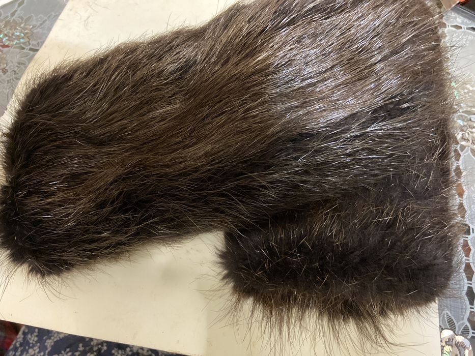 Варежки меховые, нутрия