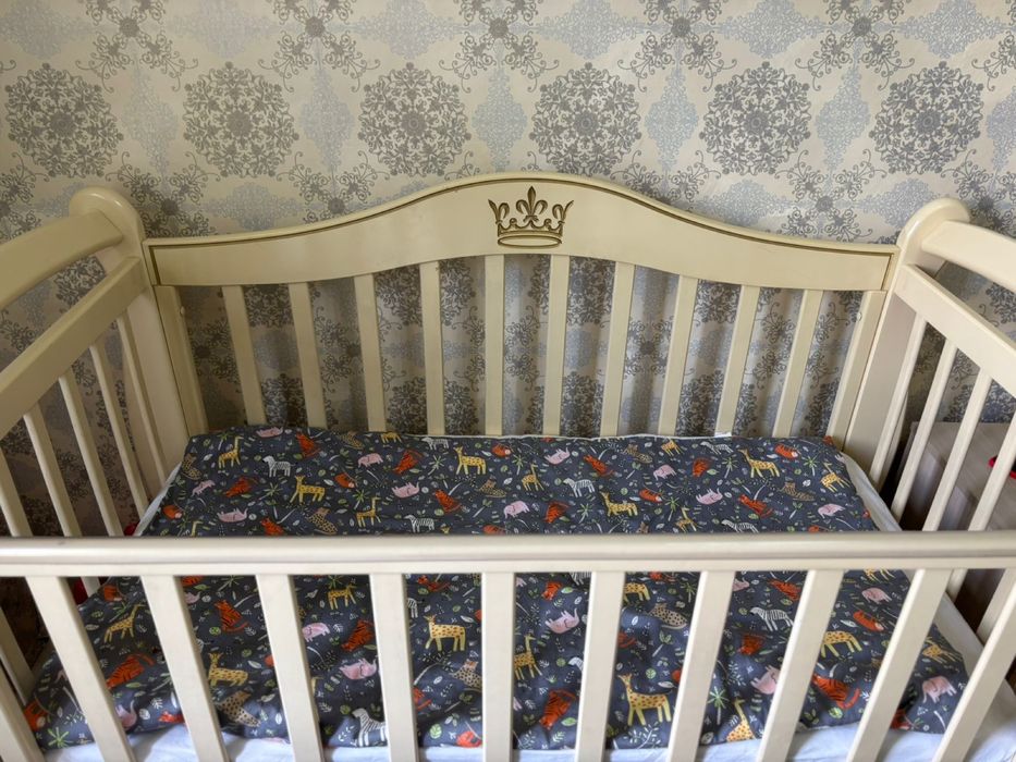 Манеж кровать  Джулия с матрасом