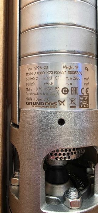 Vand Pompa  Submersibila Grundfos Type SP2A-23